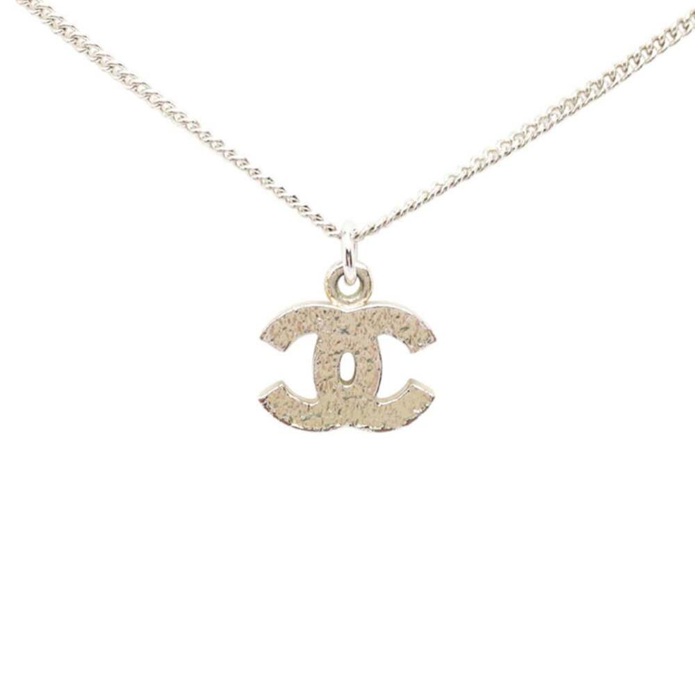 CHANEL Silver Logo Necklace - Picture 2 of 5
